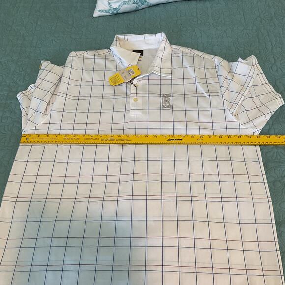 Greg Norman Play Dry Button Up Polo XXL Embroidered Rolls Royce Naples NWT - Picture 13 of 14